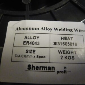 Aluminium Svejsetråd ER 4043 – 0,8 mm – 2 kg