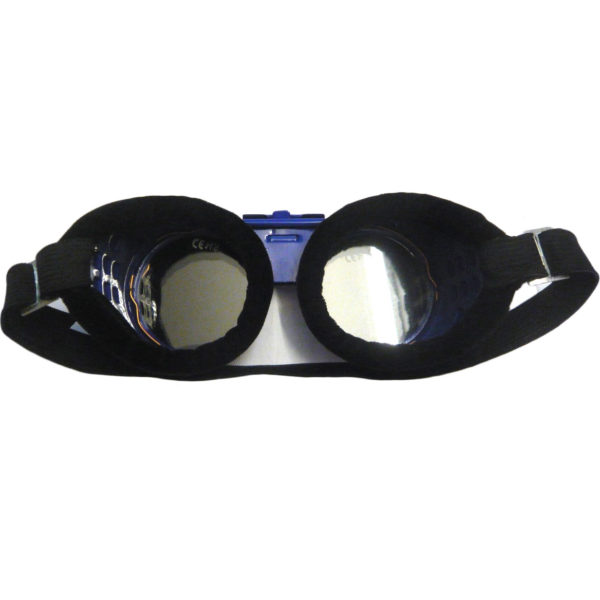 Svejsebriller Din 5 + klar glas ved åbning.