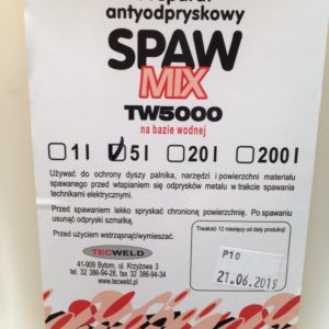 SPAWMIX TW-5000 – 5L – Blandet svejsespray væske