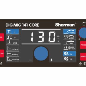Sherman Synergic DIGIMIG 141 CORE FLUX – Kompakt og bærbar maskine – NYHED