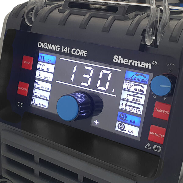 Sherman Synergic DIGIMIG 141 CORE FLUX – Kompakt og bærbar maskine – NYHED