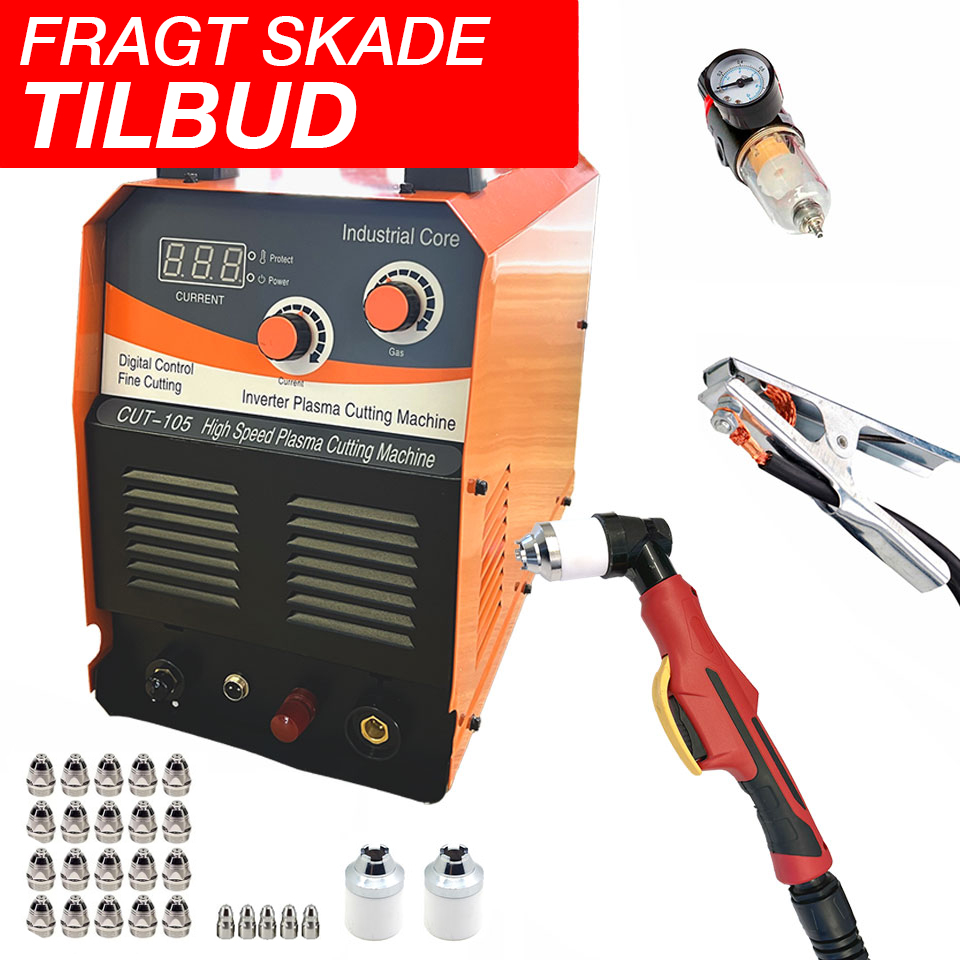 CUT-105 PLASMASKÆRER – FRAGT SKADE – TILBUD
