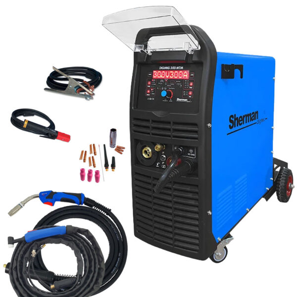 Sherman Synergic DIGIMIG 300 MTM – 3 i En – MIG / TIG DC HF / MMA